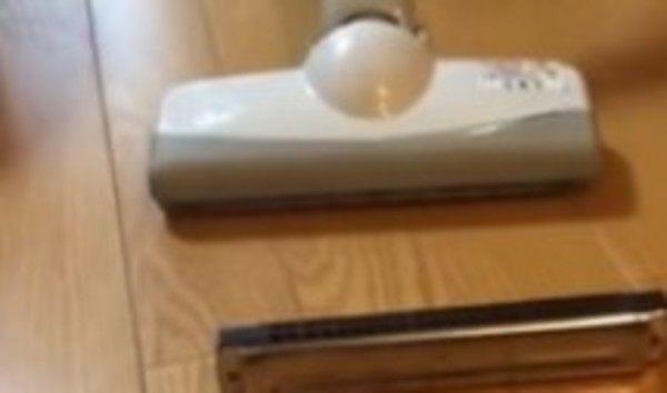 掃除機でハーモニカ