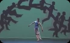 影絵とモダンバレエ