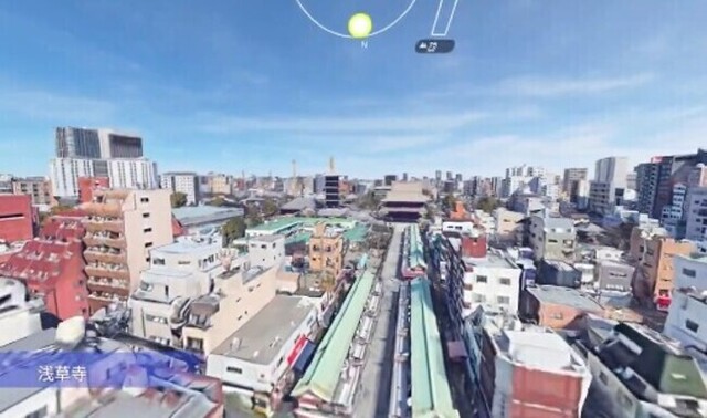 【動画】 グーグルマップの上空をドローンに乗って飛び回って観れるＶＲ!!