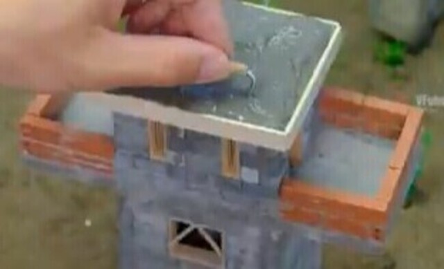 【動画】 ミニチュアの家を実際の建築技術で“精巧に”建築してみたｗ！！