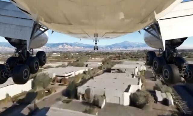 【動画】 ジェット機の「お腹の部分」から地上を映した映像が凄すぎる！！
