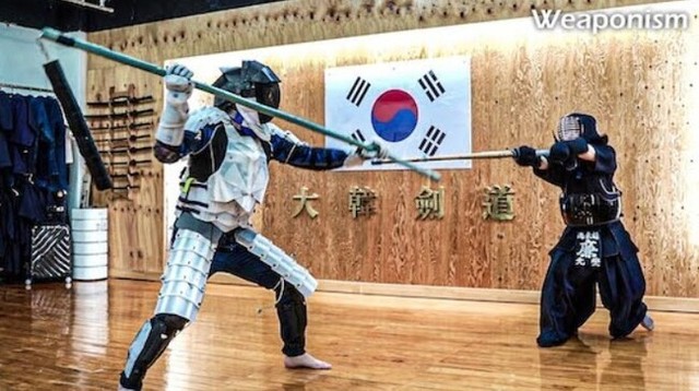 剣道と韓国の武器の対決.jpg