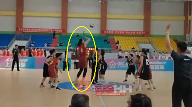 動画 ２メートル以上ある１４歳の女子がバスケの試合を支配していたｗ ひろぶろ