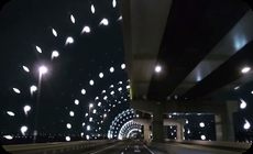 道路の照明アレンジ
