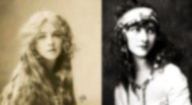 100年前の女性の写真