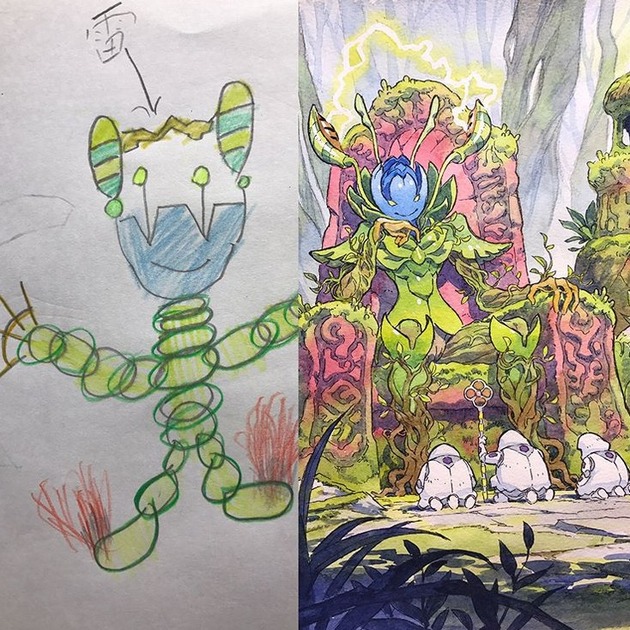 子供の絵をアニメ風に (7)