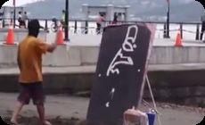 即興ペインティング