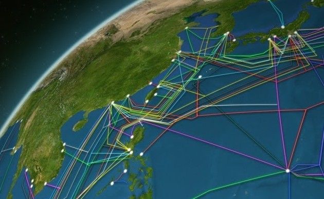 世界の海底ケーブル