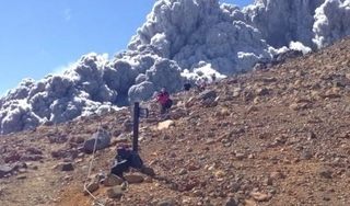 御嶽山の被災した人の動画