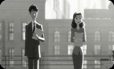 ディズニーアニメのショートフィルム、ペーパーマン紙飛行機