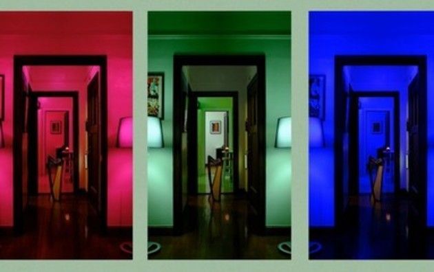 ドアと照明の芸術