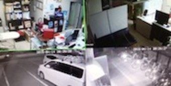 熊本大地震の防犯カメラ映像